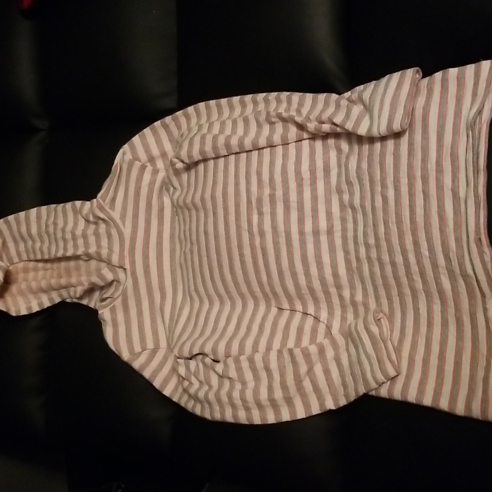 Vineyard Vines Pink & Grey Girls Hoodie M